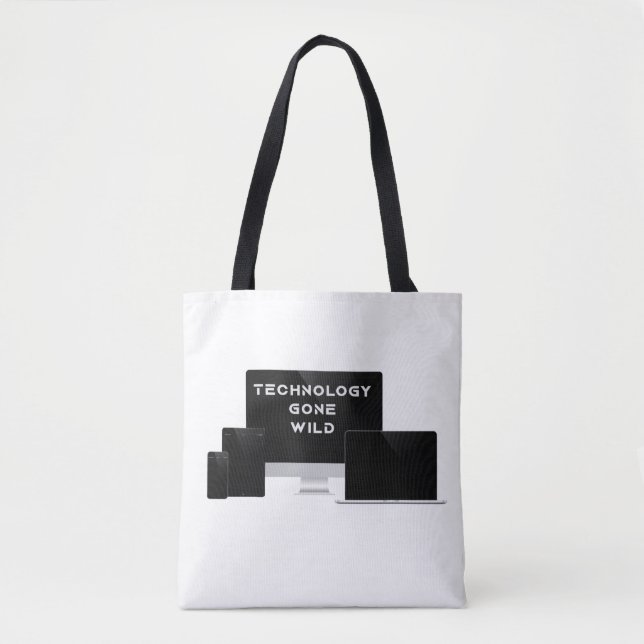 Bolsa Tote Tecnologia Descontrolada (Frente)