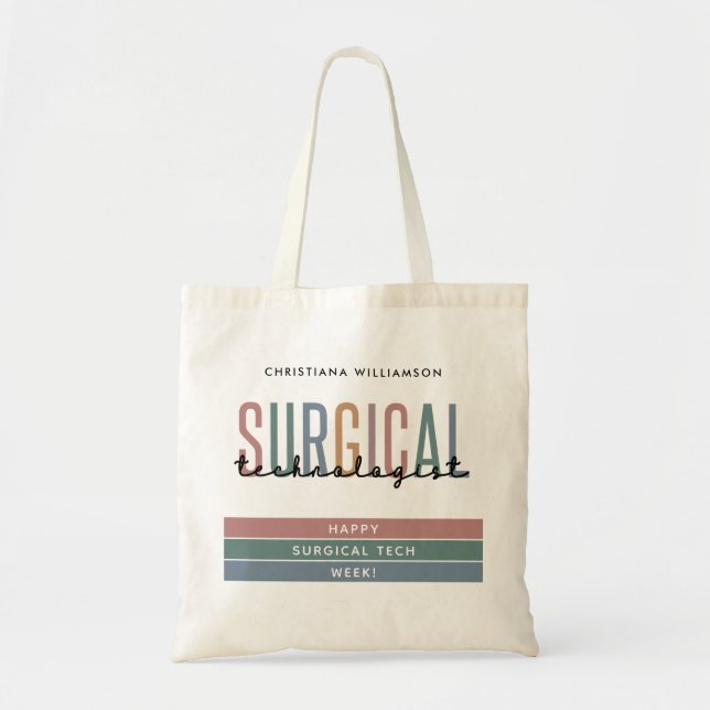 Bolsa Tote Tecnologia Surgical Personalizada Semana OU Tecnol (Frente)