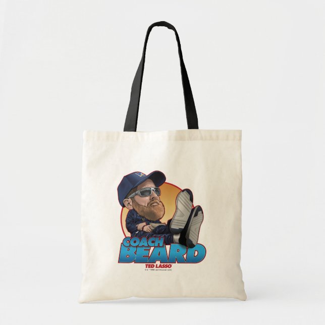 Bolsa Tote Ted Lasso | Barba de Treinador Bobblehead (Frente)