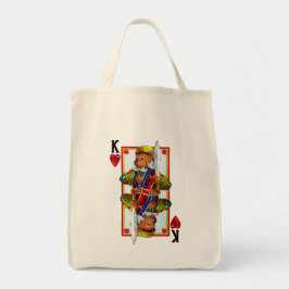 Bolsa Tote Teddy Bear King of Hearts