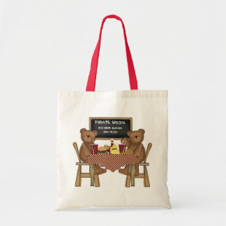Bolsa Tote Teddy Bears Out to Lunch