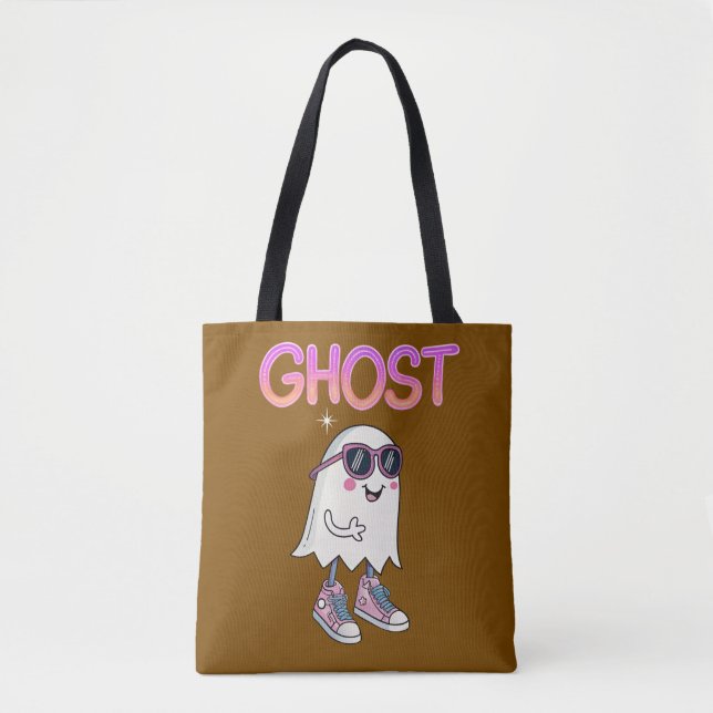 Bolsa Tote Tee Fantasma Legal Mas Spooky (Frente)