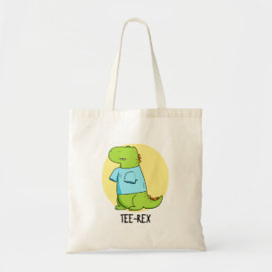 Bolsa Tote Tee Rex Cute Tirt TRex Dinossaur Pun