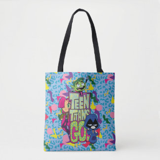 Bolsa Tote Teen Titans Go! | "Girls Girls" Animal Print Logo