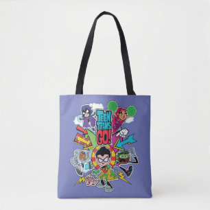 Bolsa Tote Teen Titans Go! Gráfico de Seta de Equipe