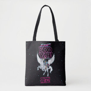 Bolsa Tote Teen Titans Go! Guerreiro Cyborg Riding Pegasus