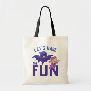 Bolsa Tote Teen Titans Go! Starfire & Raven "Divirtam-Se"