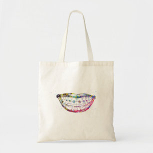 Bolsa Tote Teeth braces