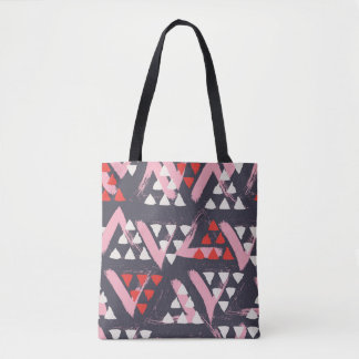 Bolsa Tote Tela de padrão artístico desenhado à mão