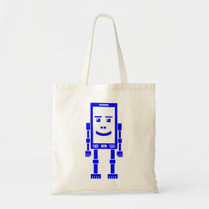 Bolsa Tote Telefone Robo - Azul
