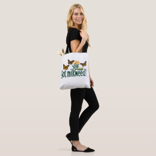 Bolsa Tote TEM LEITEIRO? Plantas para Lagartas de Borboleta M
