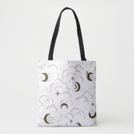Bolsa Tote Tema da Lua Celestial