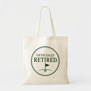 Bolsa Tote Tema de Aposentadoria de Golfe para Golfista   Eng
