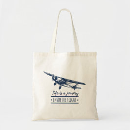 Bolsa Tote Tema de avião design fofo
