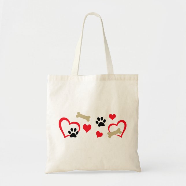 Bolsa Tote Tema de Cachorro (Frente)