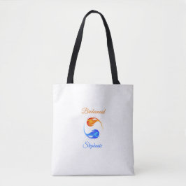 Bolsa Tote Tema de Casamento Dama de Honra-Chama Gêmea-