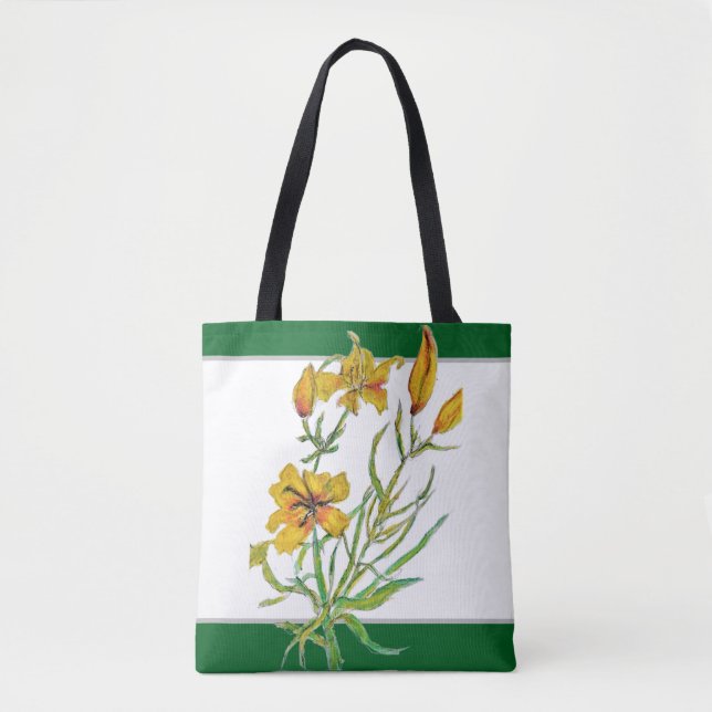 Bolsa Tote Tema de jardim  (Frente)