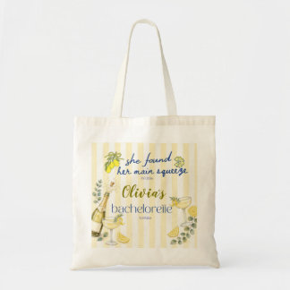 Bolsa Tote tema de limão ela encontrou seu amor amarelo
