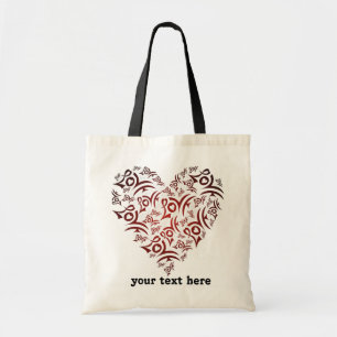 Bolsa Tote Tema do Amor dos Corações