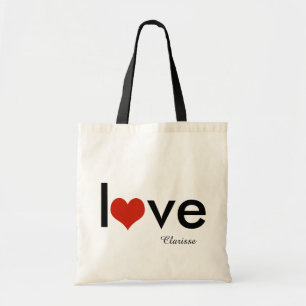Bolsa Tote tema do amor personalizado