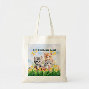 Bolsa Tote Tema do Kitten Pequeno Saco