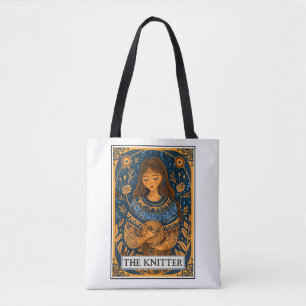 Bolsa Tote Tema do tricô do tricô