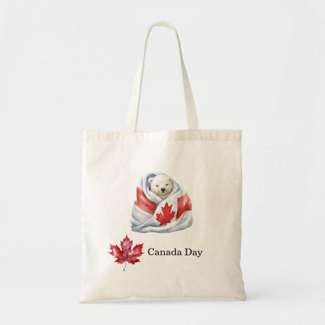 Bolsa Tote Temas do Dia do Canadá (Frente)