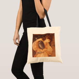 Bolsa Tote Temperantia por Burne Jones, arte do Victorian do