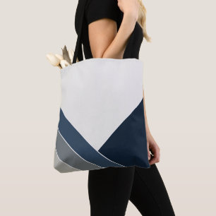 Bolsa Tote Tempestade Blue e Cinza City Summer Home