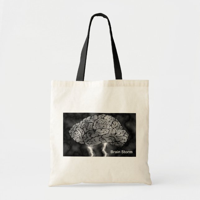 Bolsa Tote Tempestade cerebral (Frente)