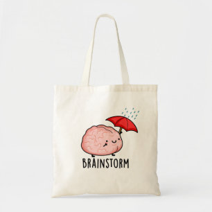 Bolsa Tote Tempestade cerebral O trocadilho de anatomia aguda