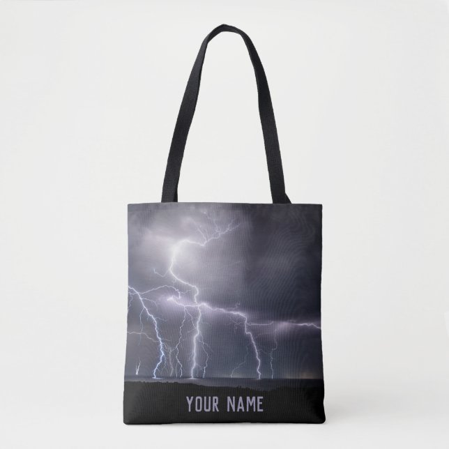 Bolsa Tote Tempestade de relâmpagos - Tempestade de relâmpago (Frente)
