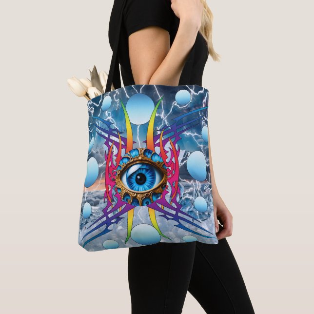Bolsa Tote Tempestade elétrica (Close Up)