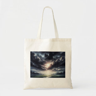 Bolsa Tote Tempestade Sunset Chuva Sobre Serene Valley