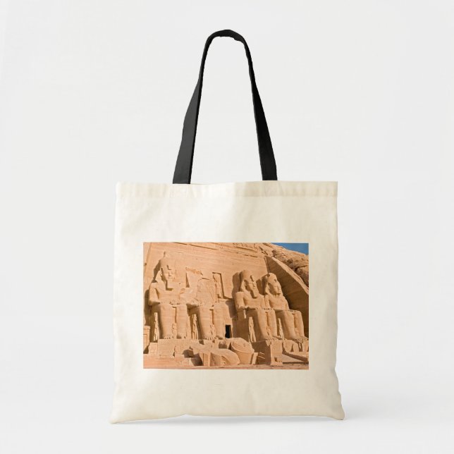 Bolsa Tote Templo de excelente de Abu Simbel - Ramses II - Eg (Frente)