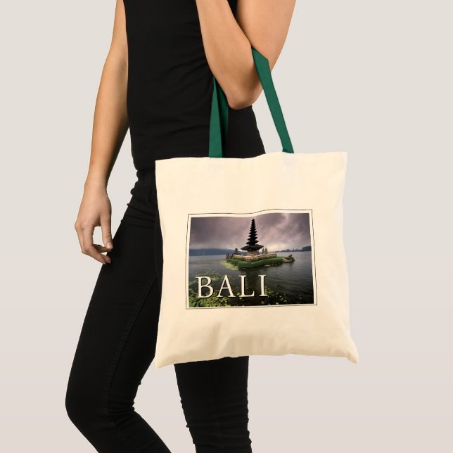 Bolsa Tote Templo Ulun Danu | Bali, Indonésia (Frente (produto))