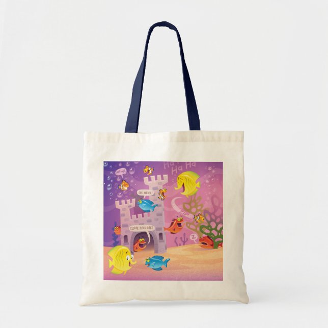 Bolsa Tote Tempo Contagem-Sob ao mar (Frente)
