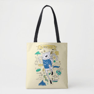 Bolsa Tote Tempo de Aventura "Algebraic" Finn Sketch