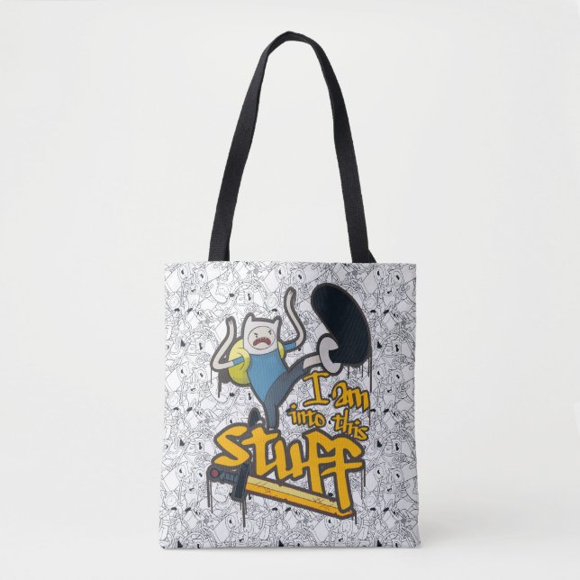 Bolsa Tote Tempo de Aventura | Finn "I Am In This Stuff" (Est (Frente)
