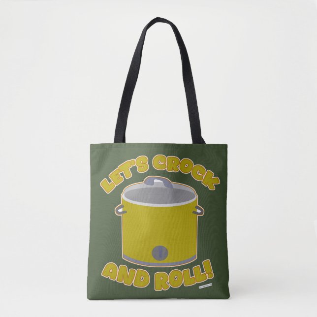 Bolsa Tote Tempo De Cartografia Do Crock And Roll Yummy Slow  (Frente)