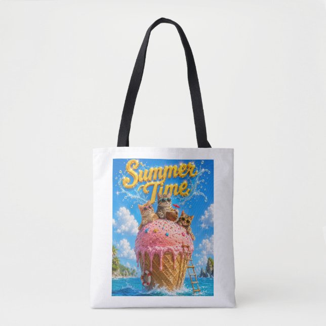 Bolsa Tote Tempo de verão (Frente)