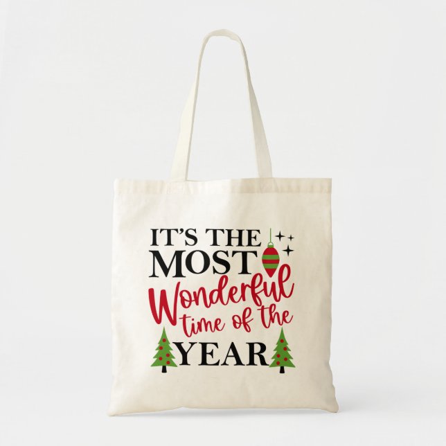 Bolsa Tote Tempo Mais Maravilhoso (Frente)
