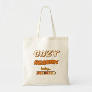 Bolsa Tote Temporada Aconchegante Carregando... Tipografia Re