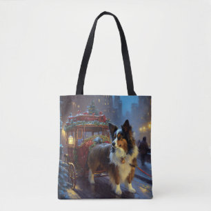 Bolsa Tote Temporada Festiva de Natal Papillon