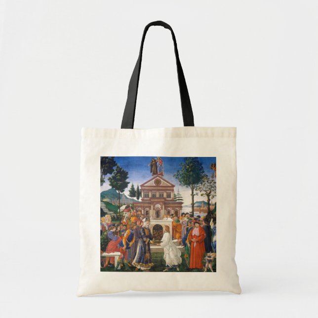 Bolsa Tote Tempos de Cristo, Sandro Botticelli (Frente)