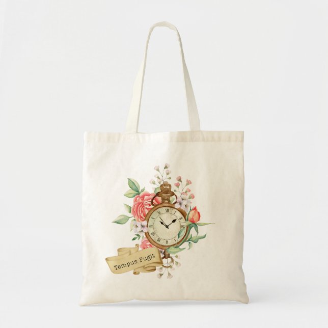 Bolsa Tote Tempus Fugit (Frente)