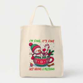 Bolsa Tote Tendo um Colapso