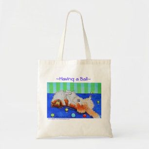 Bolsa Tote Tendo uma bola