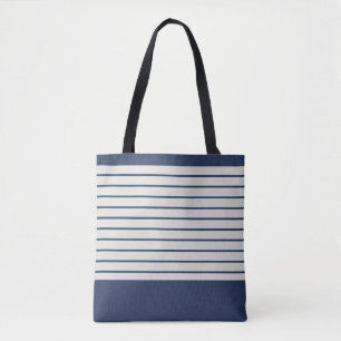 Bolsa Tote Tendy Marinho Stripes