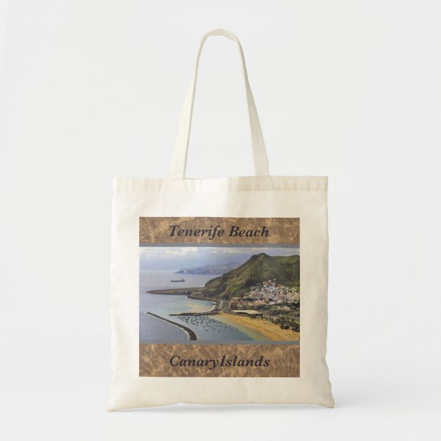Bolsa Tote Tenerife Beach, Ilhas Canárias Foto Tote Bag (Frente)